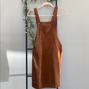 Corduroy Overalls Dress